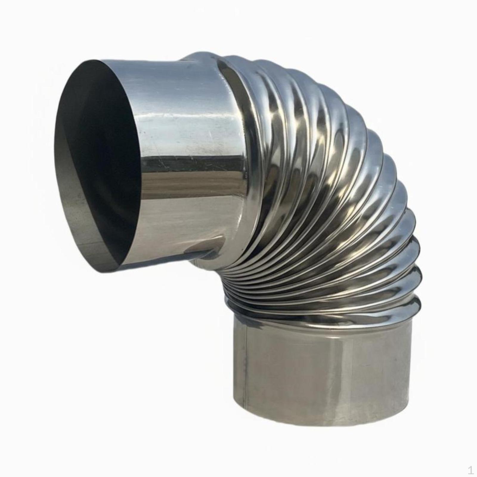 Stainless Steel Chimney Wood Burning Stove Accessory, Outdoor Heating