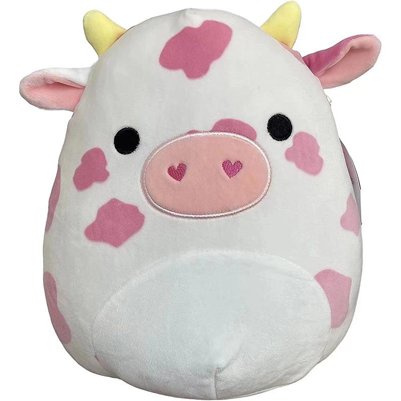 Adorable Cow Plush Pillow Toy Soft And Cuddly Animal Doll For Kids