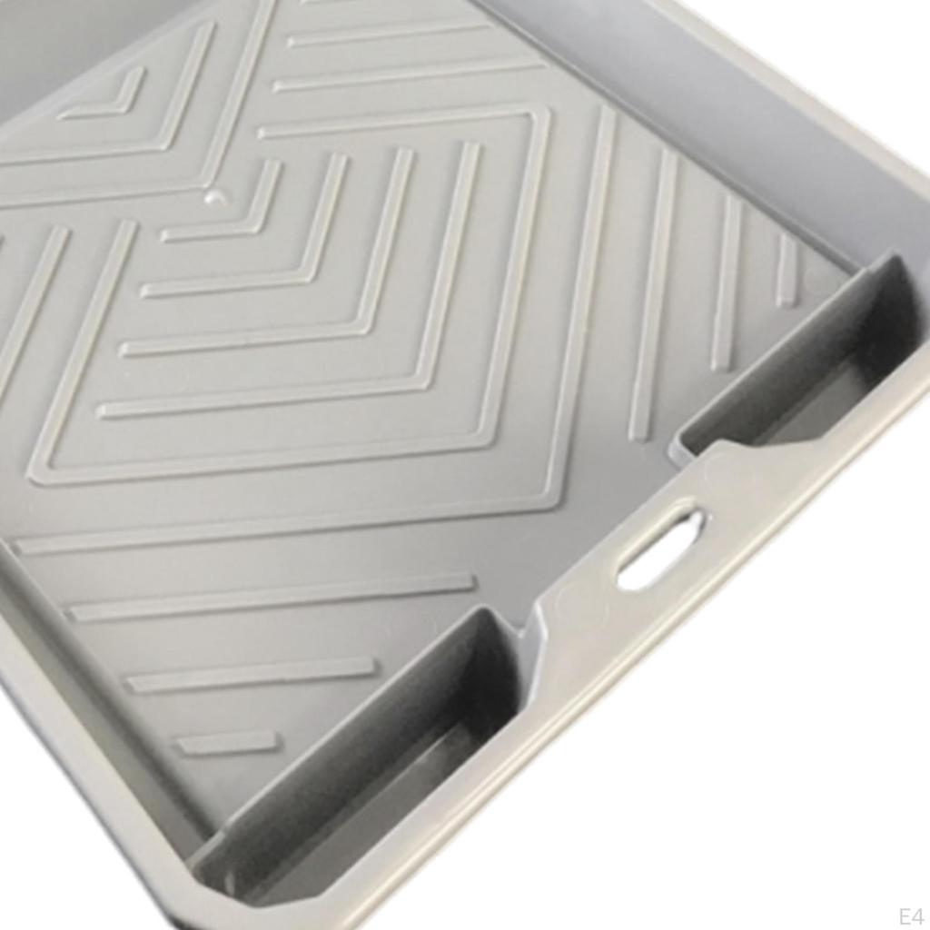 9 Inch Paint Tray for Roller Brush, DIY Painting, Wall Application Tools, Large, Reusable, Sturdy