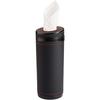 Car Tissue Tube, Cylinder Tissue Box Diameter 2.75'' PU Leather Round Tissues Container For Car Cup Holder, Up To 30 Count Tissue