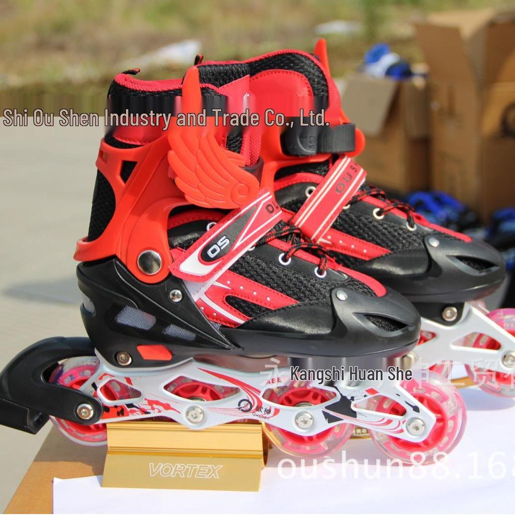 Children's 8-Flash Inline Roller Skates with Wheels