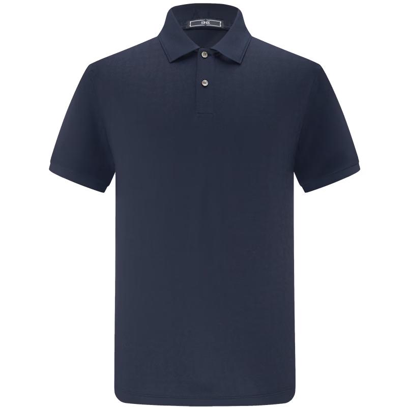 

EMZ Ordos Men s Mulberry Silk Blend Anti-bacterial Polo Shirt L