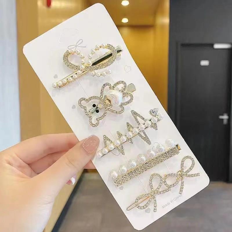 2022 Winter Korean Style Metal Hair Clip for Girls - Trendy Bangs Hairpin and Side Clip Hair Accessories