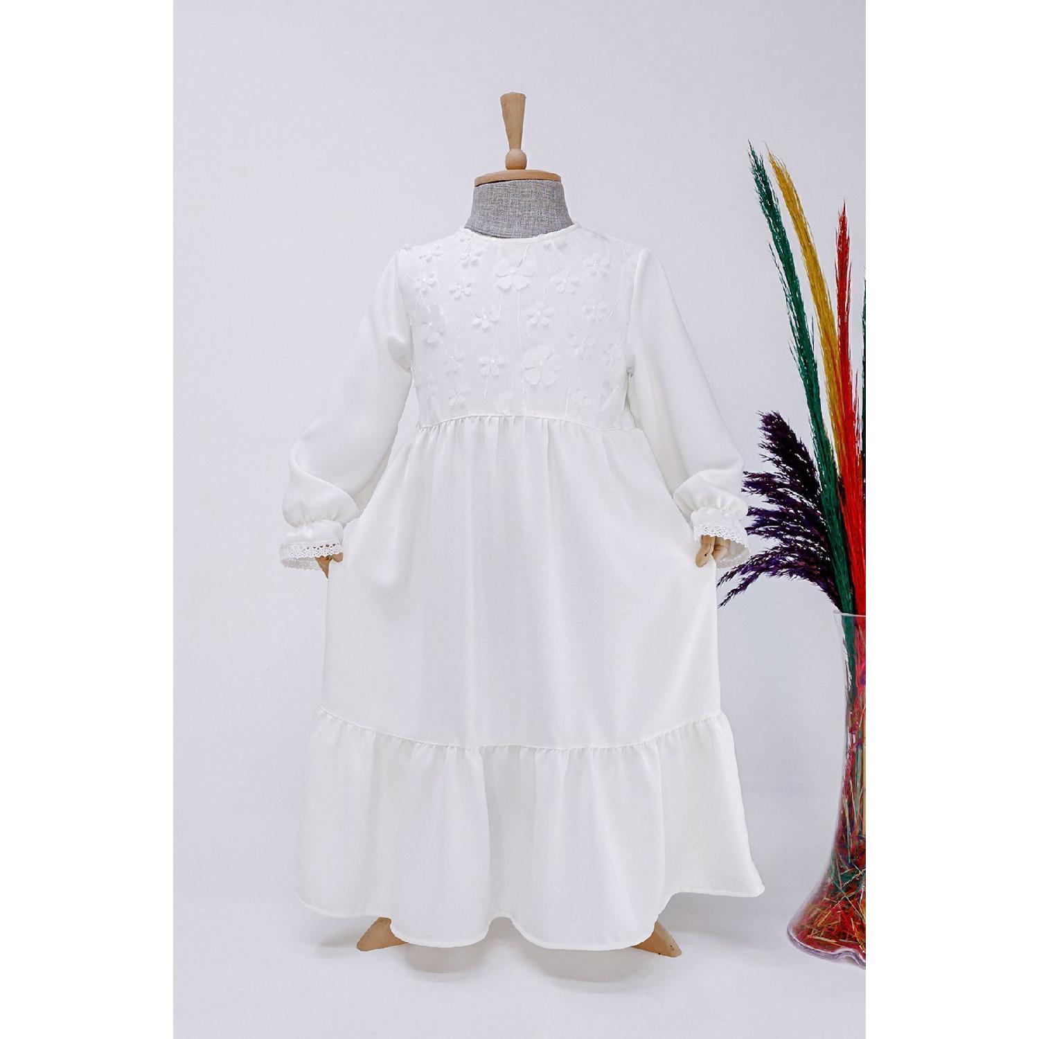 

Платье для особого дня Icazet Ceremony для девочек Meryem Model, белое 3-4 Yaş белый