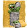Sesame Street Painted Oscar The Grouch Blanket