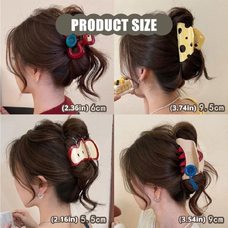 Trendy Hair Clip for Women Stylish Barrettes Gentle on Fine Hair Suitable for Professional Occasion and Night Event