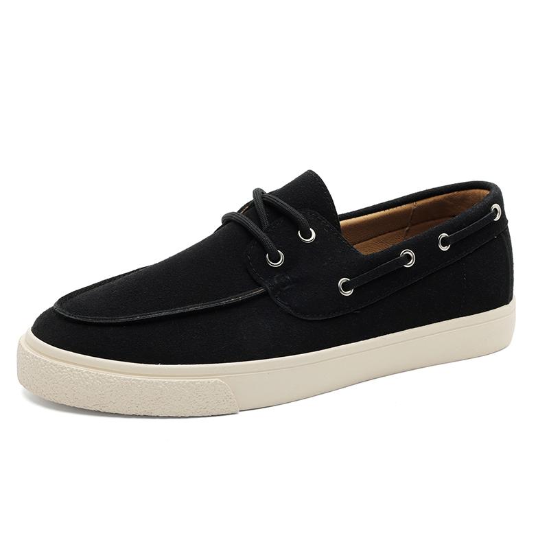Fashion Suede Leather Men Loafers Elegantes Mens Casual Shoes Leisure Walk Male Slip on Footwear All-match Boat Shoes Outdoor Sneakers