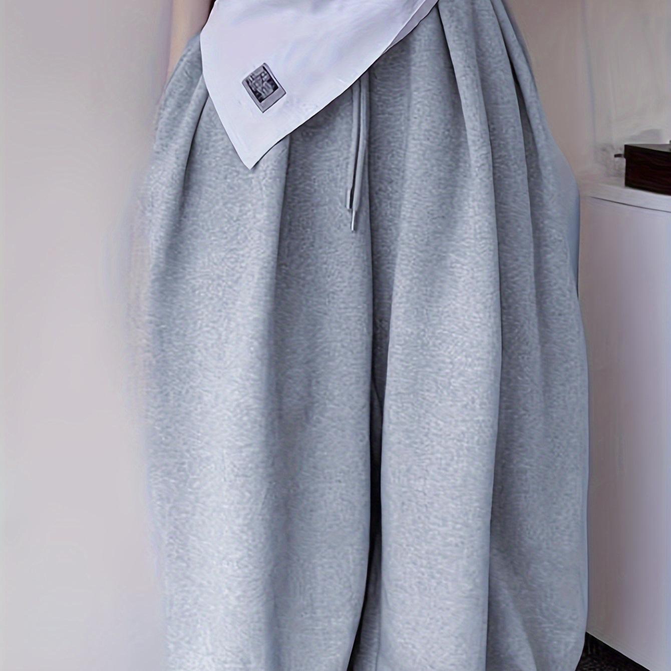 

2024 Retro Men s Wide-Leg Sports Casual Trousers Large чорний