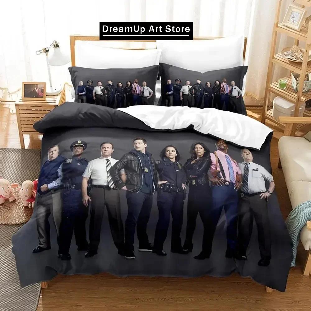 Trend Brooklyn Nine-Nine Bedding Set Single Twin Full Queen King Size Bed Set Adult Kid Bedroom Duvetcover Sets Anime Bed