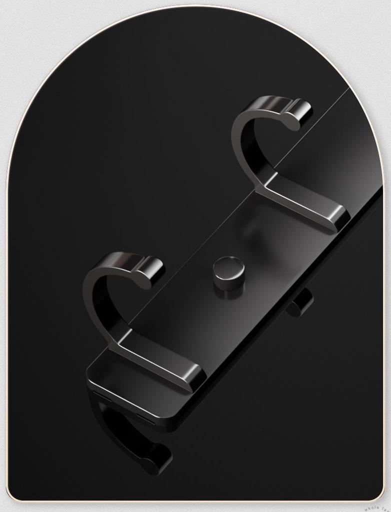 Adhesive Wall-Mounted Bathroom Clothes Hook - No Drill Required