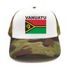 Vanuatu Trucker Cap Summer Unisex Cool Country Flag Hat Baseball Caps Unisex Outdoor Mesh Net Caps