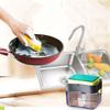 Soap Dispenser Kitchen Accessories Press type Portable Liquid Soap Dispenser Clean Cloth Dishwashing Pot Clean Tool For kitchen