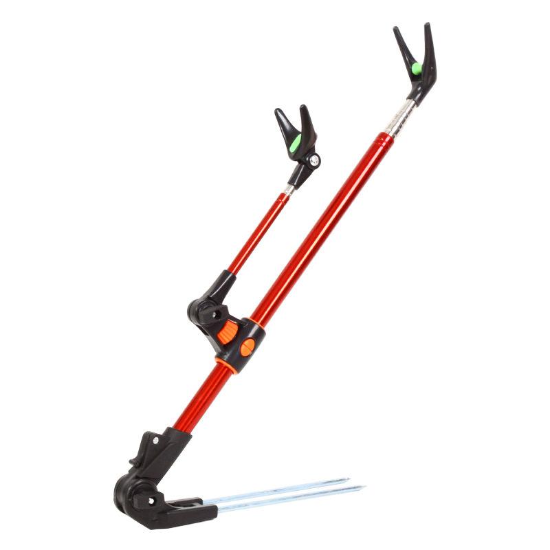 Thickened Telescopic Fishing Rod Bracket Fishing Rod Dual Purpose Bracket Fishing Rod Holder 1.7M/2.1M/2.5M Stainless Steel