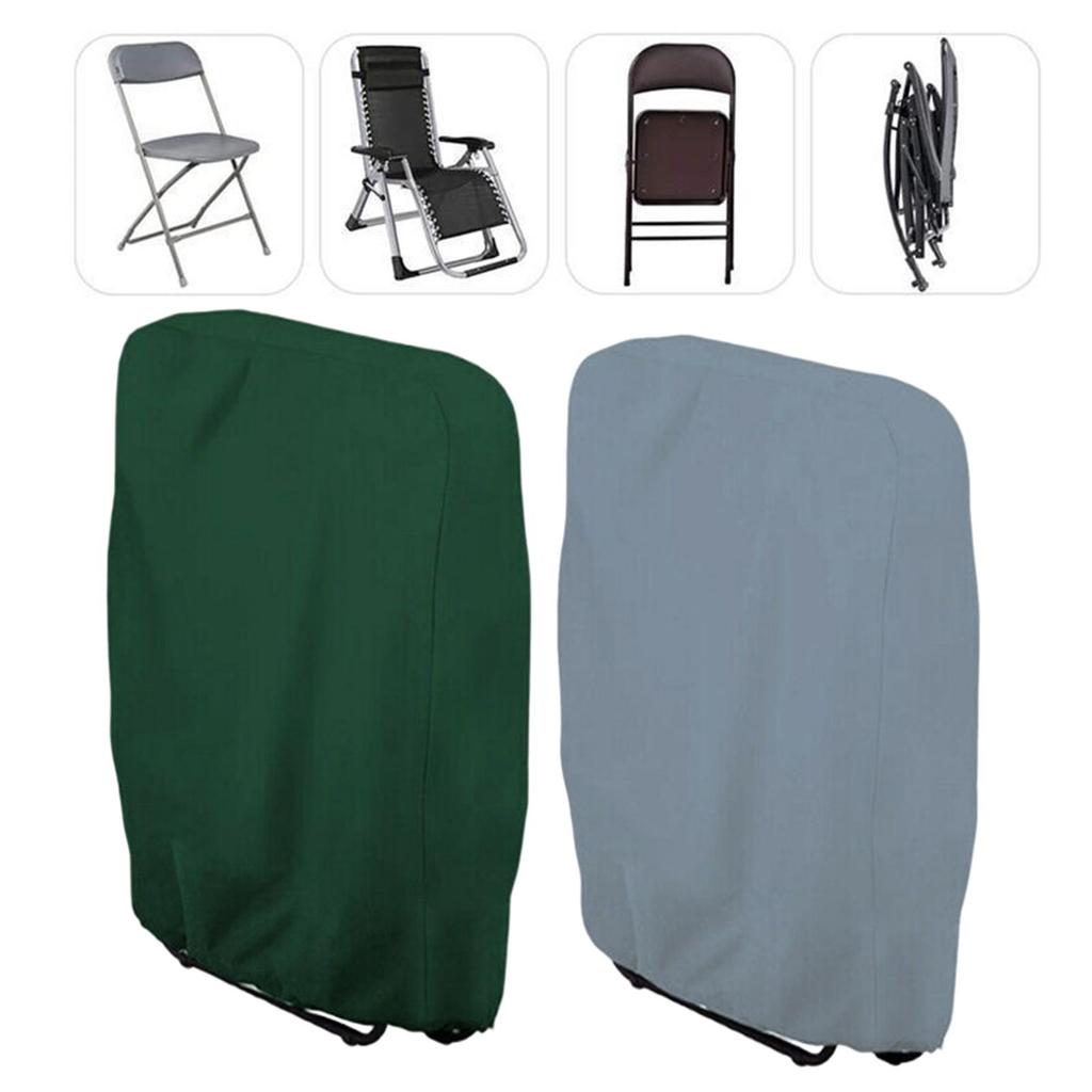 Folding Chair Cover with Storage Bag Stool Slipcover Seat Cover Durable Foldable