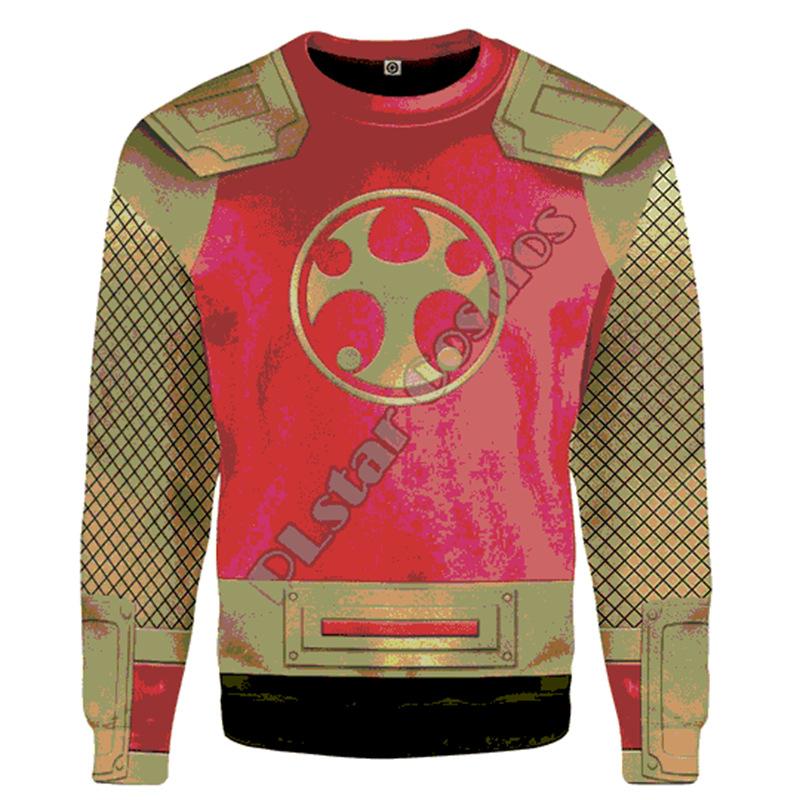 Men's Sweatshirt New Style Fashionable 3D Digital Abstract Printed Long-sleeved Base Shirt
