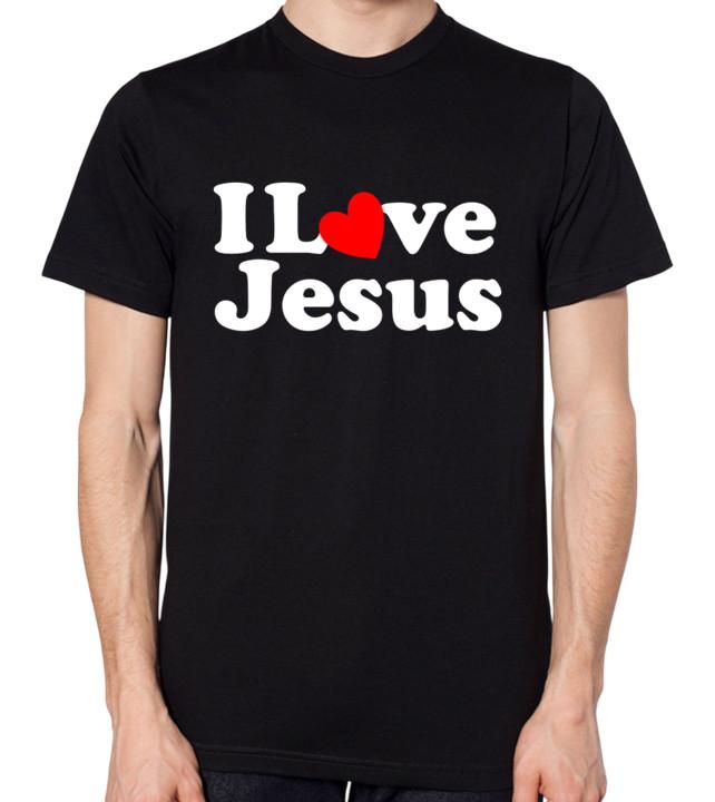 I Love Jesus T-Shirt Men Women Unisex Top XL