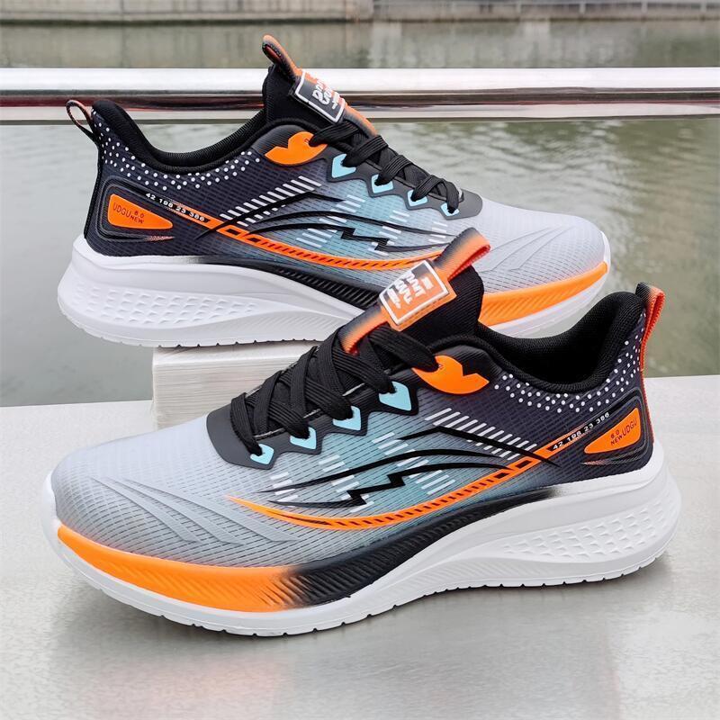 Domestic Four Seasons New Student Shock Absorbing Running Shoes Breathable Ultra Lightweight Sports Running Shoes 36