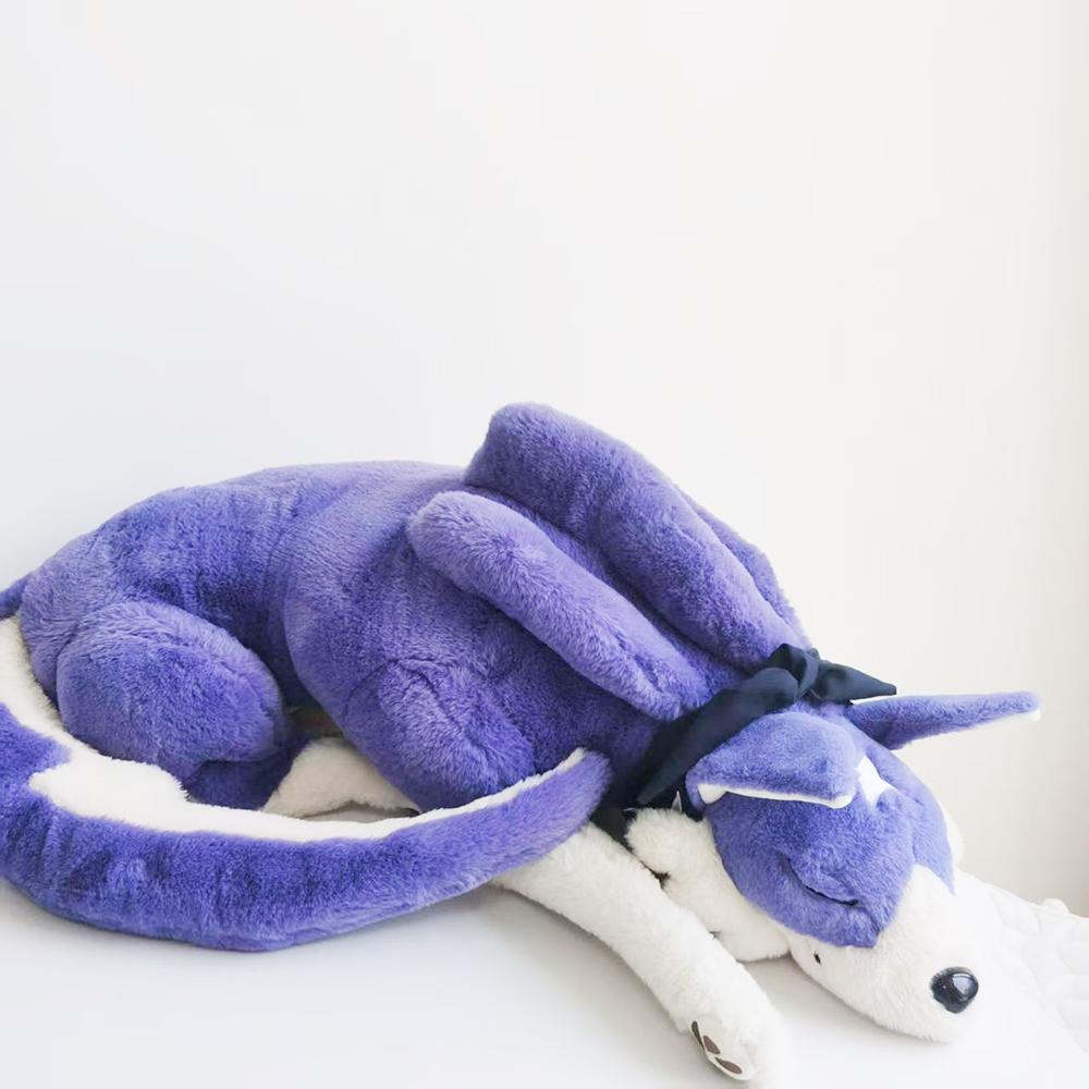 Jumbo Monster Hunter Yama-Inu Plush Toy Wolf Companion Kalku Plushies Large Hug Pillow Cartoon Character Dog Stuffed Toy