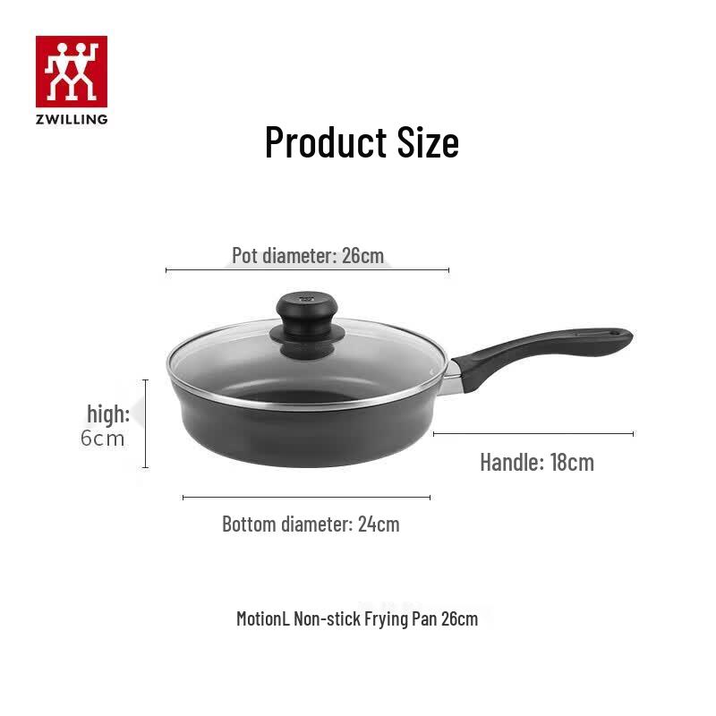 Zwilling 26cm Non-Stick Frying Pan with Lid