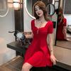 Pure desire style sexy dress new night show work nightclub clothes temperament Muse Fan waist and thin