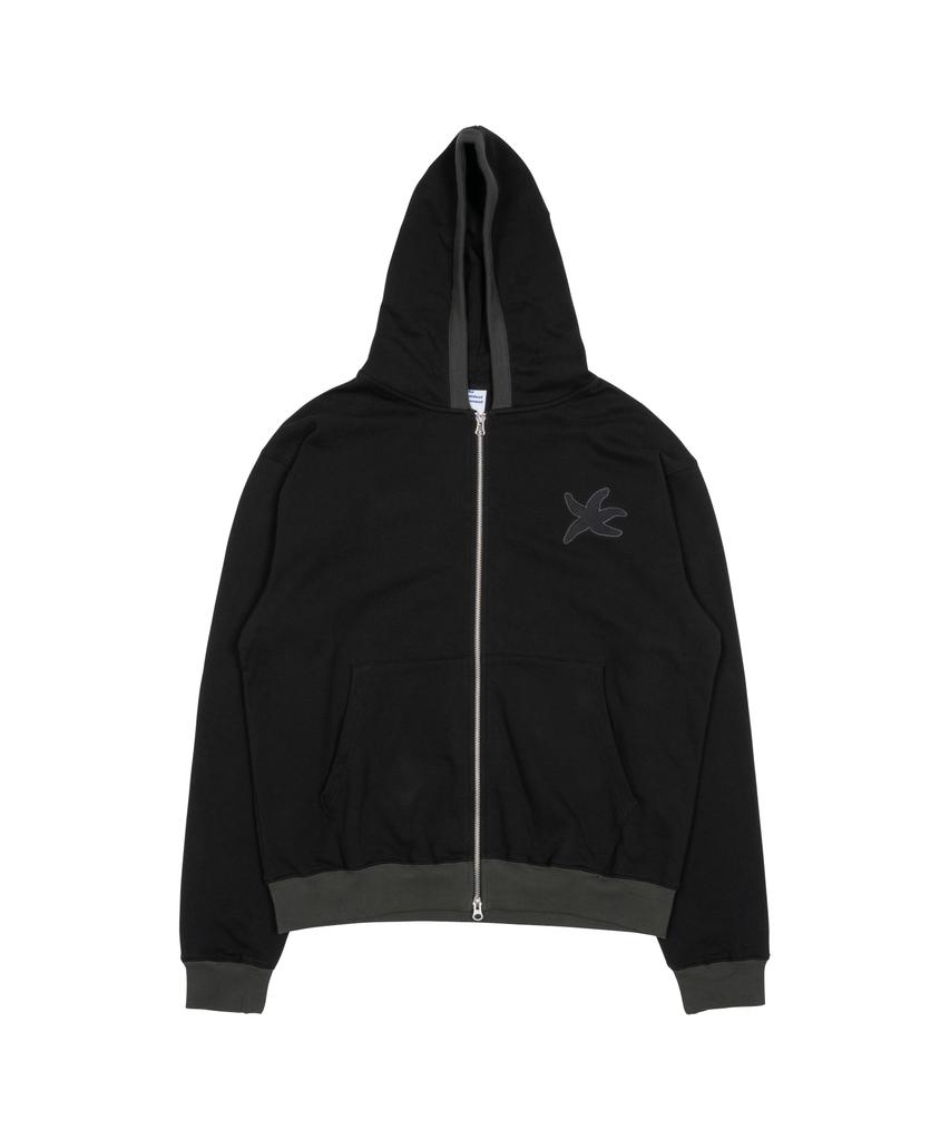 The Coldest Moment Tcm Line Hooded Zip-Up (Black)