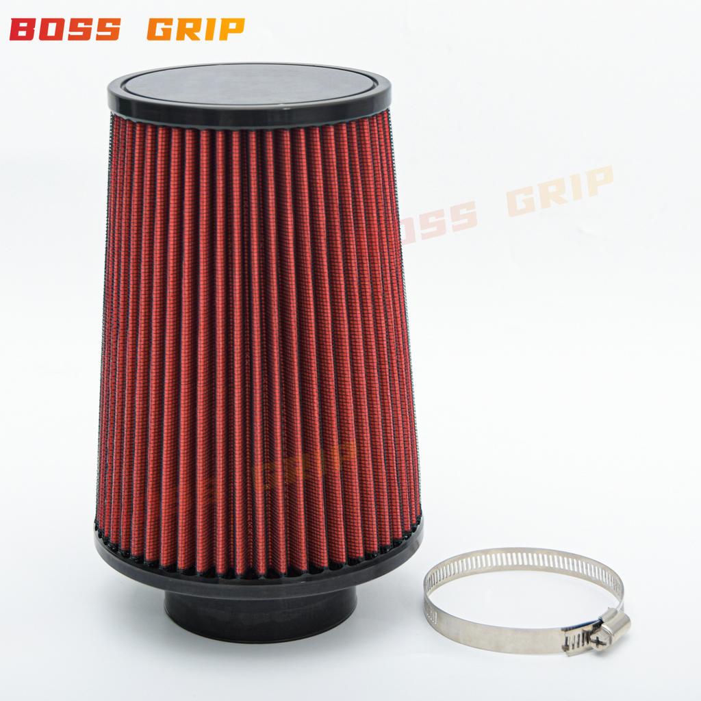 Universal 3Inch 76mm Tall High Flow Sports Air Filter Cold Air Intake Filter Car Accessories