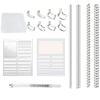 Transparent Invisible Ring Sizer: Spring Wire Acrylic Spacer for Oversized Rings