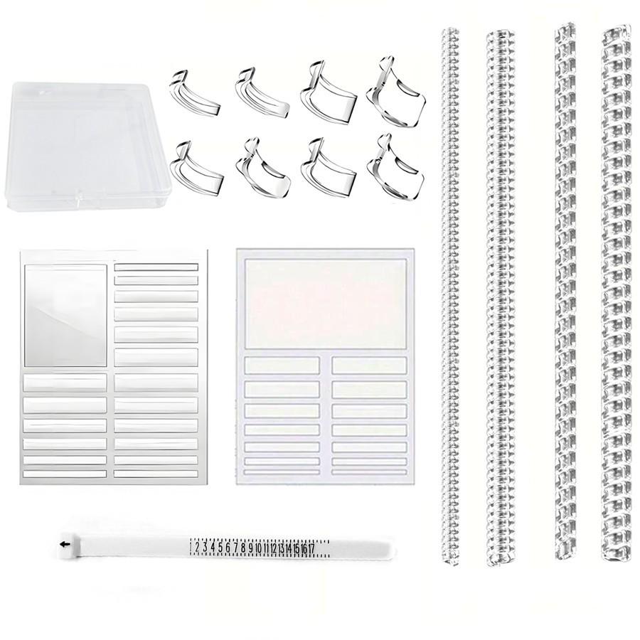 Transparent Invisible Ring Sizer: Spring Wire Acrylic Spacer for Oversized Rings