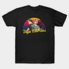 Herren Schwarzes Print-T-Shirt Point Break, Vaya Con Dios No-Cut Transferpapier Print Baumwoll-T-Shirt