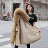 Jacket Women's Short Cotton-padded Jacket New Winter Clothes Fur One-piece Cotton-padded Jacket Loose Plus Velvet Pie To Overcome The Coat