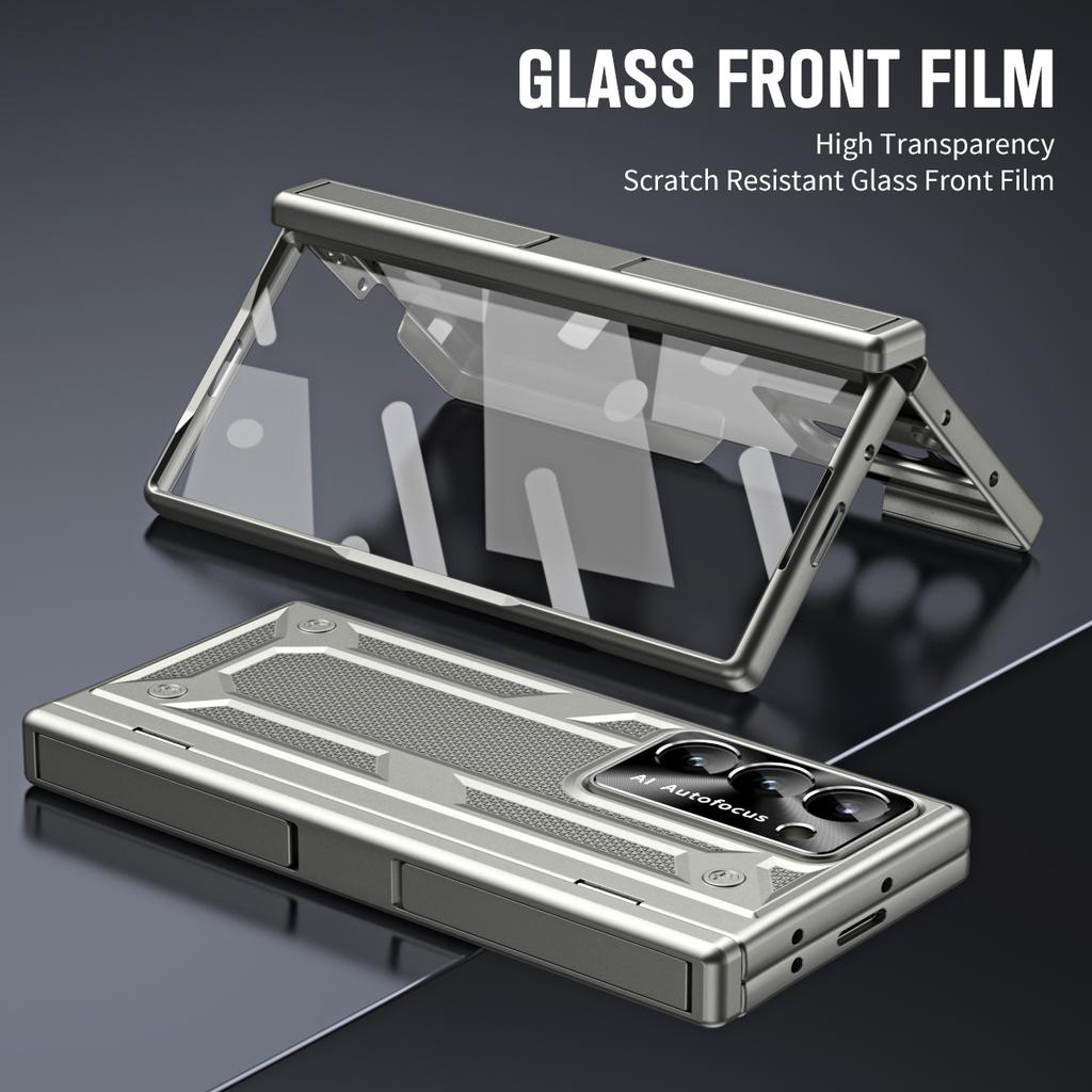 New Design Shockproof High Protection Mobile Phone Cases with Double Bracket for Samsung Galaxy Z Fold 6 Smart Phone Case