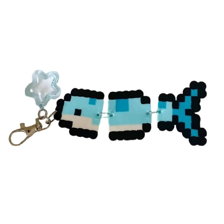 

Beaded Fish Charm Sturdy And Portable For Adding Fun To Accessories синій