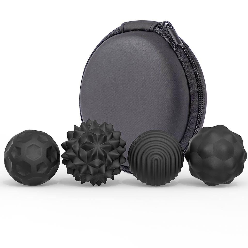 Silicone Magnetic Sensory Balls Fidget Toy Massage Ball Fascia Yoga Fitness Shoulder Hand Foot Massager Hard Membrane Meridian