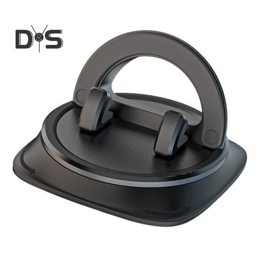 

Автомобильный держатель для телефона, вращающийся на 360 градусов, кронштейн для мобильного телефона на приборной панели, управление одной рукой, безопасное вождение, автомобильные аксессуары чёрный