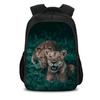 lion Double layer Backpack Durable, Trendy, Versatile, Large Capacity Cartoon School Boy and Girl Birthday Best Gift