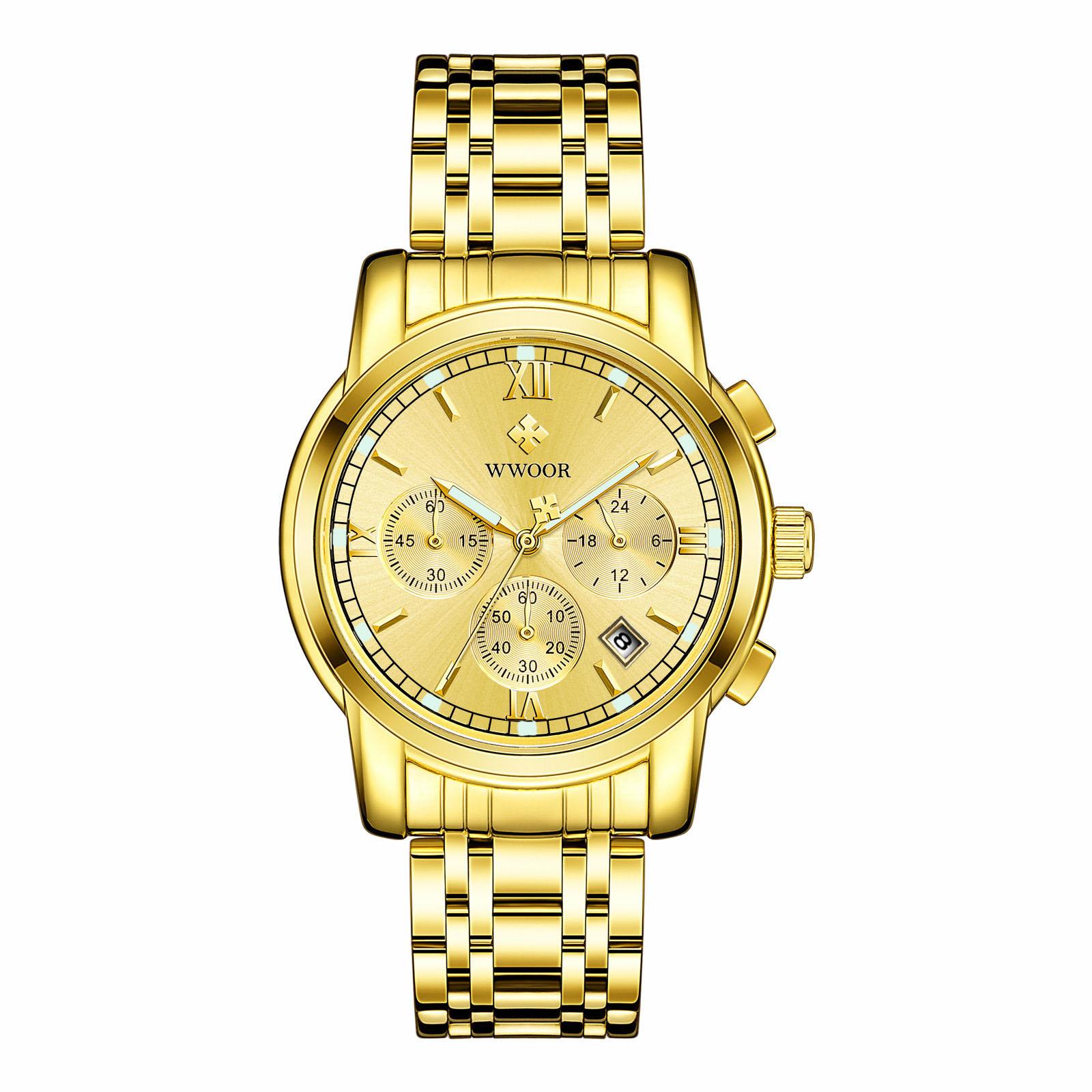 

Мужские водонепроницаемые светящиеся наручные часы-будильник для бега One Size