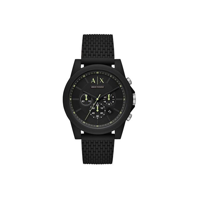 Armani Exchange Quartz Watch Silicone Strap