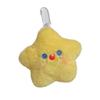 Star Pendant Plush Toy: Squeaky Doll Keychain & Backpack Charm