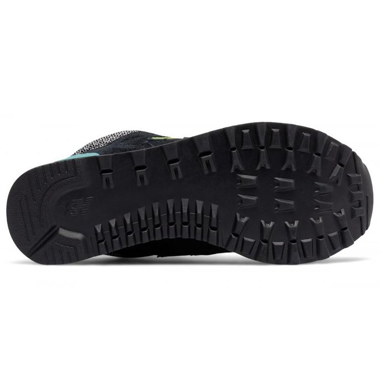 New Balance WH574WA Women Sneakers Black Yellow Orange WH574WA