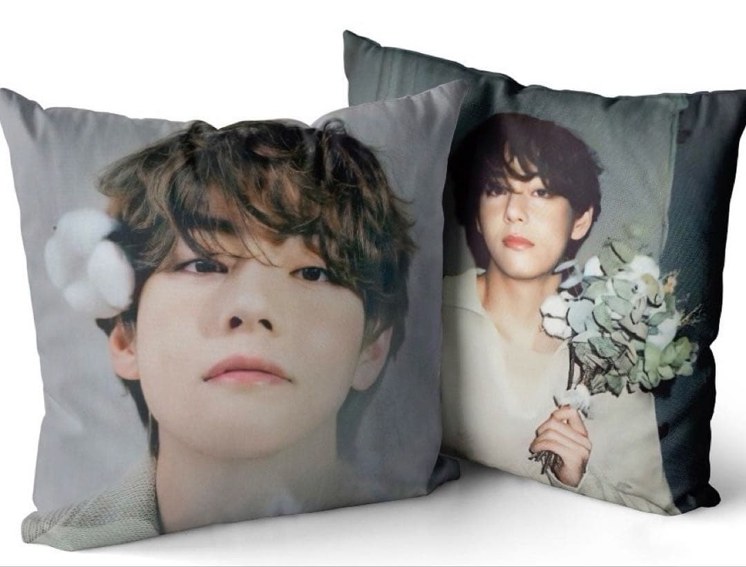 

[USED] BTS Cushion Cover Taehyung V Tae