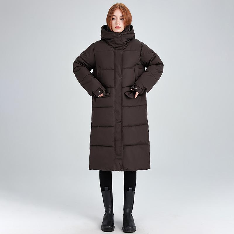 Women's Extra Long Hooded Down Coat Winter Oversized Parka