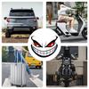 Reflective Car Decal, Waterproof Devil Smile Eye Car Sticker, Funny