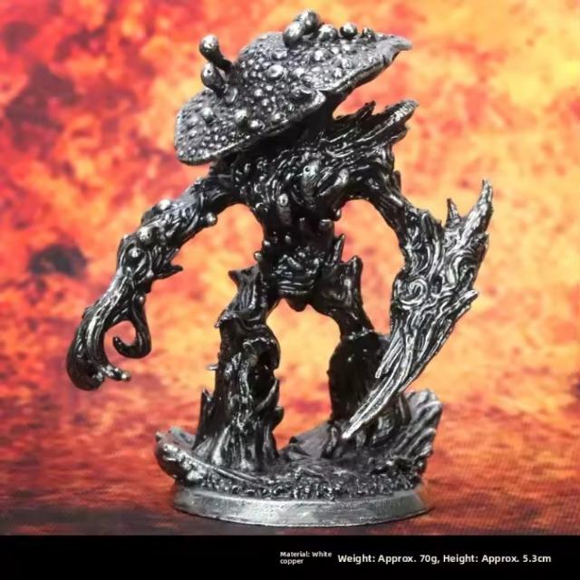 Cupronickel Metal Demon Undead Miniatures Fantasy RPG Tabletop Game Figures for Pathfinder & Similar Tabletop Gaming