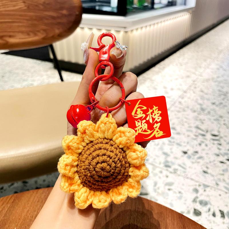 

Creative College Entrance Examination Refueling Inspirational Keychain Pendant High School Entrance Examination Gold List Title Schoolbag Accessories