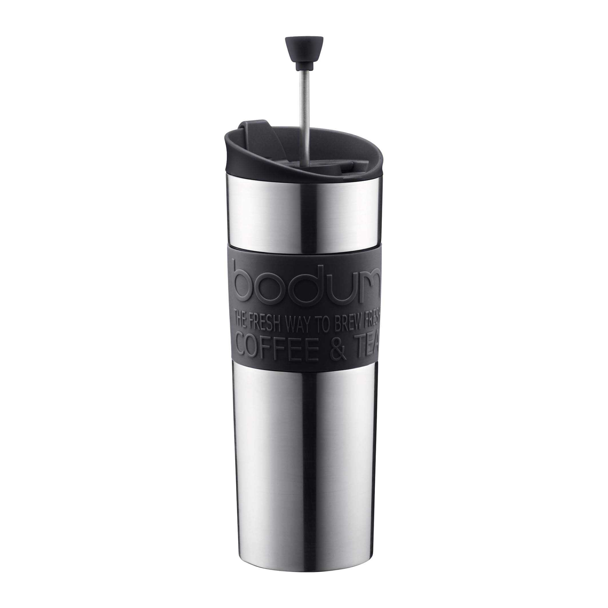 

Френч-пресс Bodum Insulated Travel Coffee and Tea Black от Bodum Кружка из нержавеющей стали, 0,45 литра, 15 унций, [предмет]