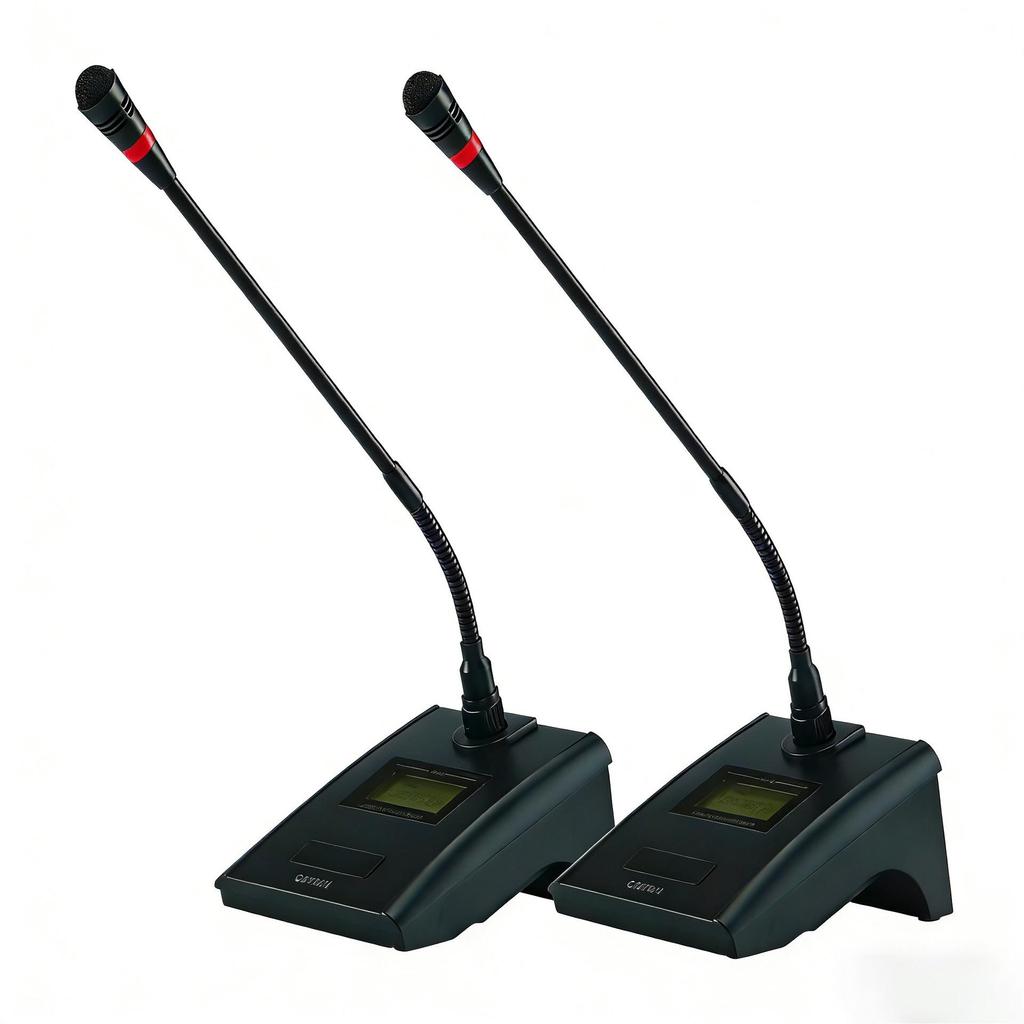 True Diversity Dual Wireless Conference Microphone