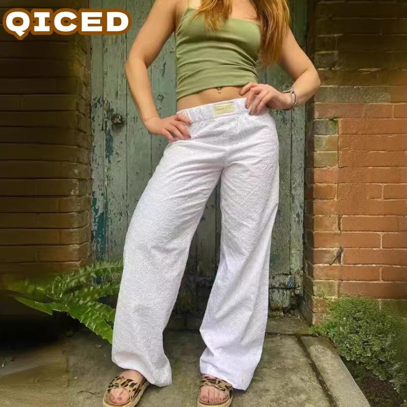 QICED Women's Fashion Casual Pants & Capris