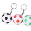 14pcs Pull On Closure Football Keychains Waterproof Design Sport Ball Key Chain  Bag Decoration