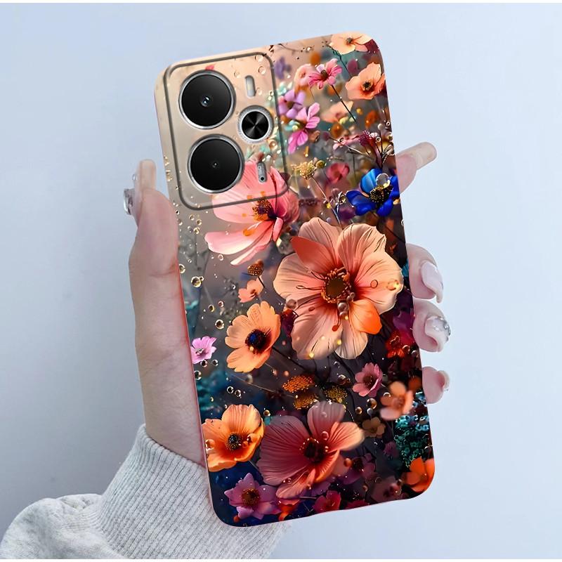 For Realme 14 5G Case RMX5075 Hot Cute Cartoon Panda Cover Soft Silicone Phone Case For Realme 14T Realme14 T 5G Back Cover Bags
