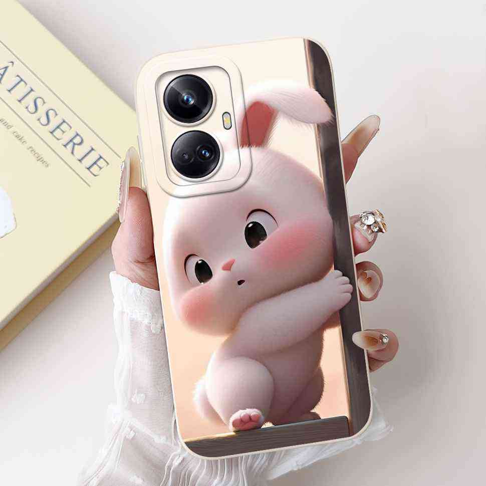 For Oppo Realme 10 Pro+ 5G Case Fashion Girl Luxury Cat Soft Silicone Cover For Realme 10 Pro+ 10pro Plus 6.7" Protective Shell